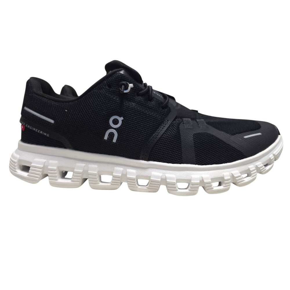 On Cloud 6 Sneakers Black/White Women's Running Shoes Size W 8.5 New in Box